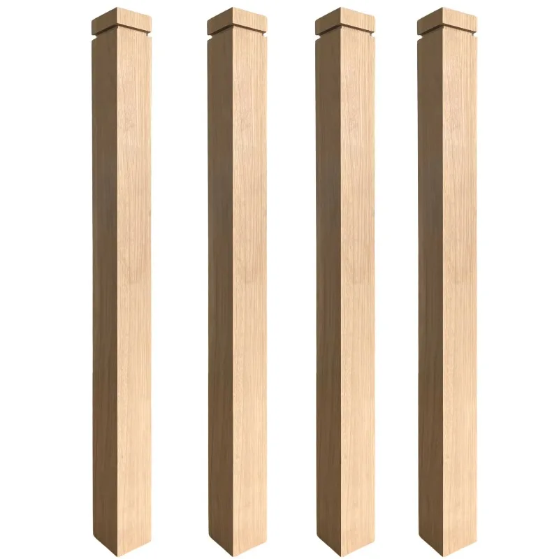 

Poplar solid wood stair parts are available for stair manufacturers and wholesalers