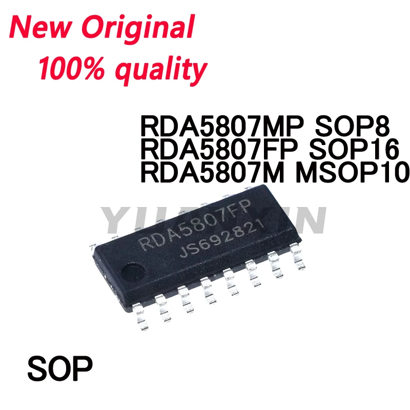 (10/piezas) nuevo Original RDA5807MP SOP8 RDA5807FP SOP16 RDA5807M MSOP10 FM chip de radio de audio inalámbrico en Stock