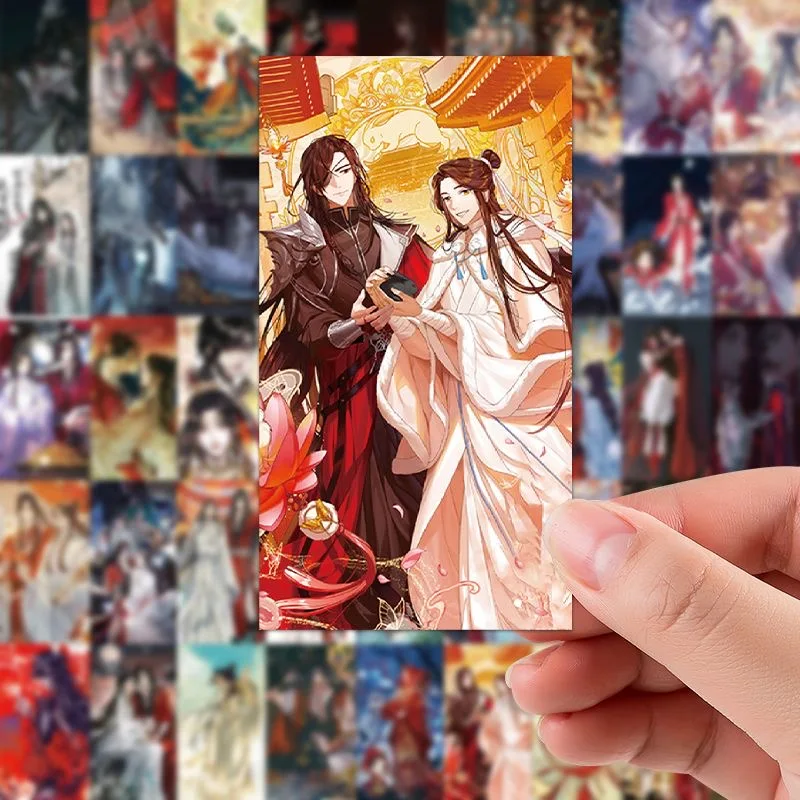 63 Pcs/Set Anime Heaven Official's Blessing Decorative Sticker Xie Lian, Hua Cheng DIY Diary Scrapbooking Label Stickers