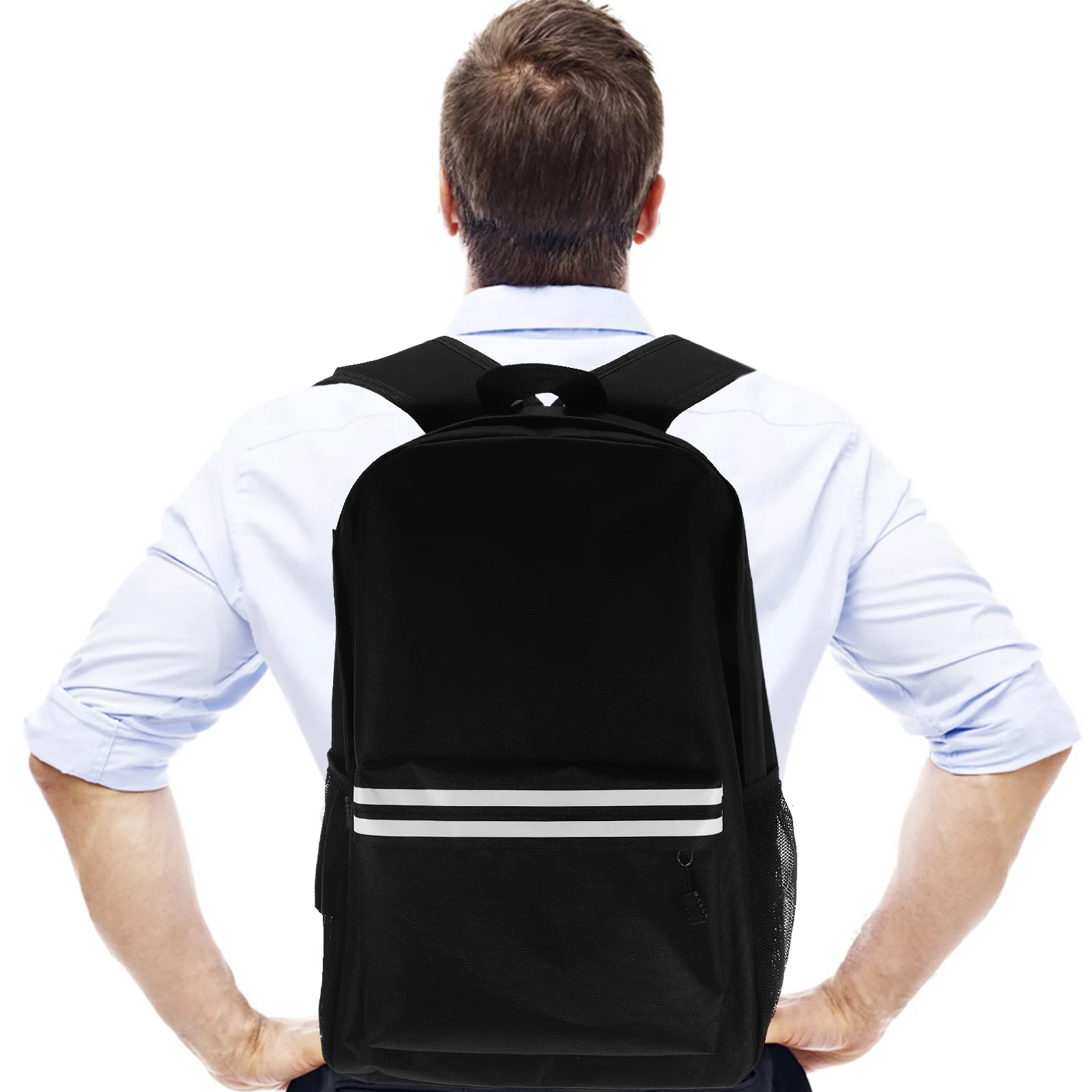 

Multifunctional Men Large Capacity Business Travel Oxford Cloth Work School Leisure Multiple Pockets Waterproof Lightweight