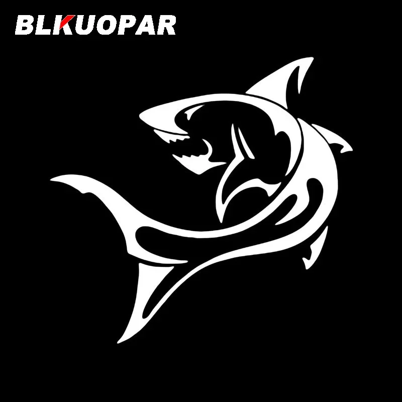 BLKUOPAR Marine Life Shark Lap Diving Car Stickers Vinyl Car Wrap Decal Scratch-Proof Waterproof Windows Creative Decoration
