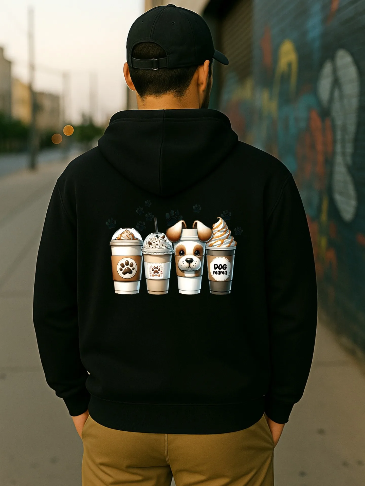 هوديي جرافيك للرجال، كارتون - بلوفر بغطاء للرأس مطبوع، نمط كاجوال، صوف - مبطن، للارتداء اليومي، للشباب #2