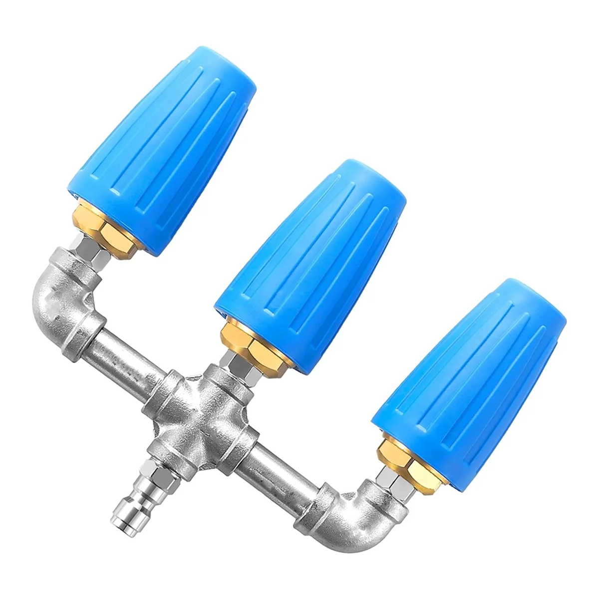 2.0 Orifice, 4000 PSI Triple Turbo Nozzle Pressure Washer 360° Rotating Turbo Nozzle with 1/4inch Quick Connector