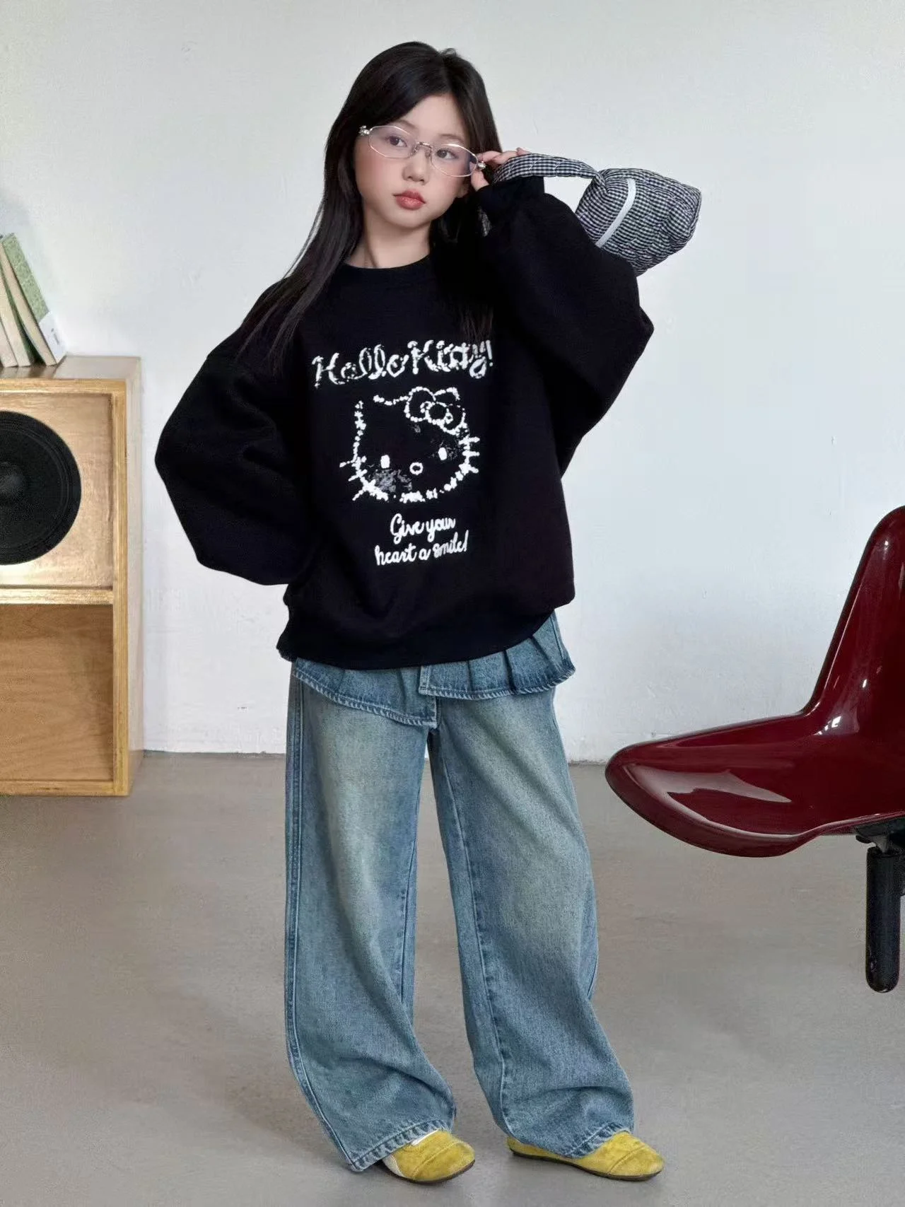 bora-kids-fce-lined-round-ne-sweatirt-trendy-cool-autumn-winter-jaet-for-girls-long-sve-korean-sle-tirt