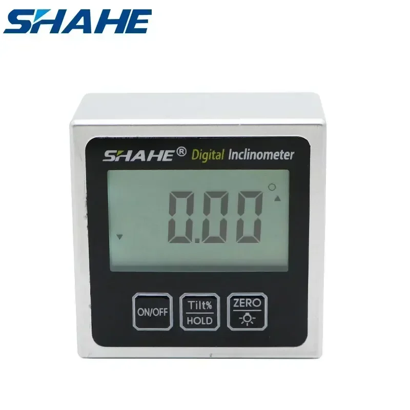 

SHAHE Inclinometer Digital Protractor Angle Finder Level Mini Bevel Box Plastic Angle Gauge For Miter Saws, Woodworking