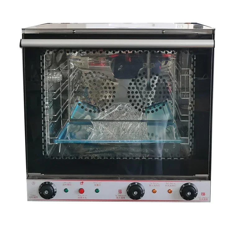 Electric Countertop Convection Oven Stainless Steel Portable with Humidity & Fan Commercial Convection oven with steam