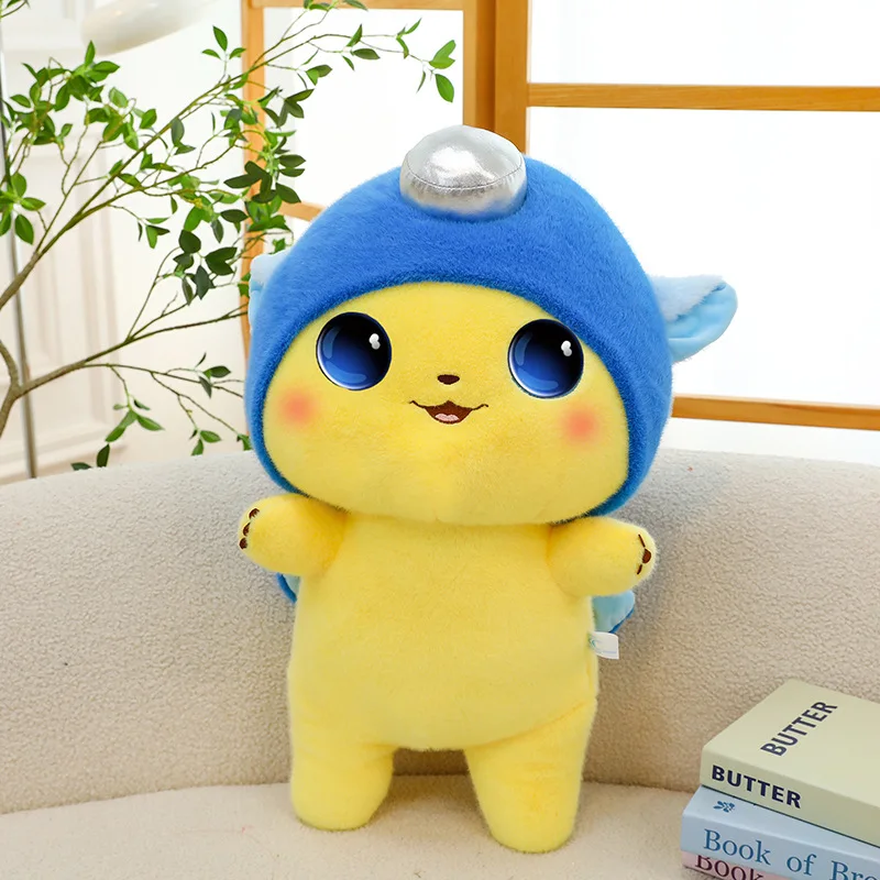 30cm Sanrio Kawaii Pochacco juguete de peluche Pochacco muñecos de peluche pajarita tirantes lindo cachorro juguete niños cumpleaños regalo de Navidad tamaño grande