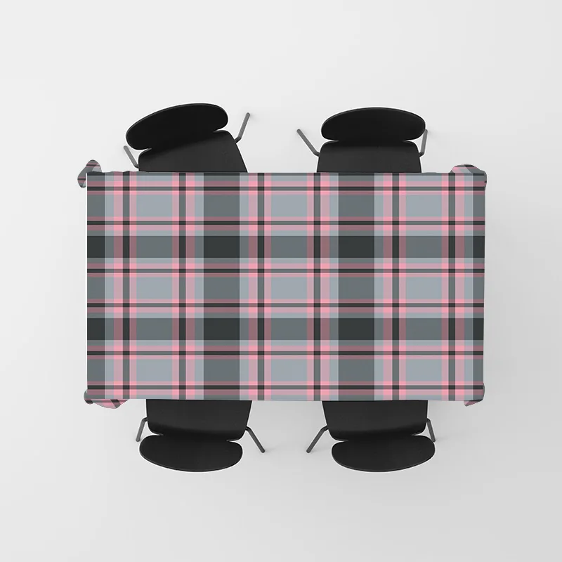 مفرش المائدة الحديثة منقوشة أسود أحمر أبيض متقلب غرفة الطعام ديكور القماش للديكور المنزل غطاء الطعام حجم للتخصيص #5