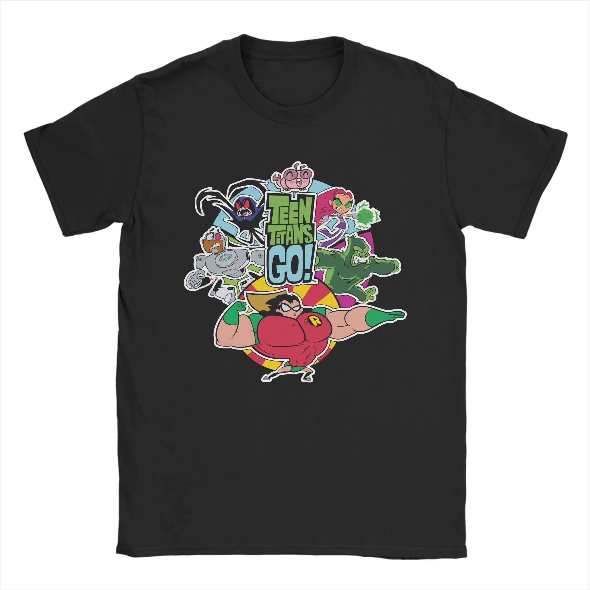 camiseta-grafica-vintage-teen-titans-go-team-group-unissex-100-algodao-manga-curta-gola-redonda-camiseta-top-de-verao