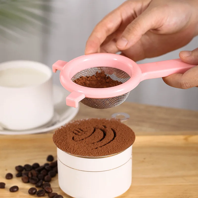 Fancy Coffee Latte Art Tools Stainless Steel Cartoon Milk Foam Spray Flower Molds Powder Sprinkling Printing Molds