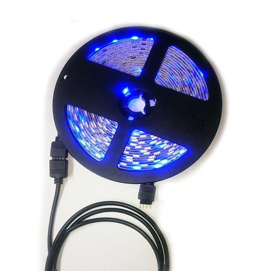 4 Pins RGB LED Tape Connector 1 to 1 2 3 4 5 Plug Power Splitter Cable 4pin Needle Female Connector Wire for RGB Led Strip Light