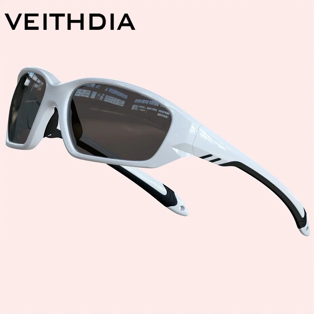 VEITHDIA جديد وصول نظارات الموضة الاستقطاب UV400 TR90 رياضة الجري الدراجات جولف الجري النظارات للرجال النساء VFA125