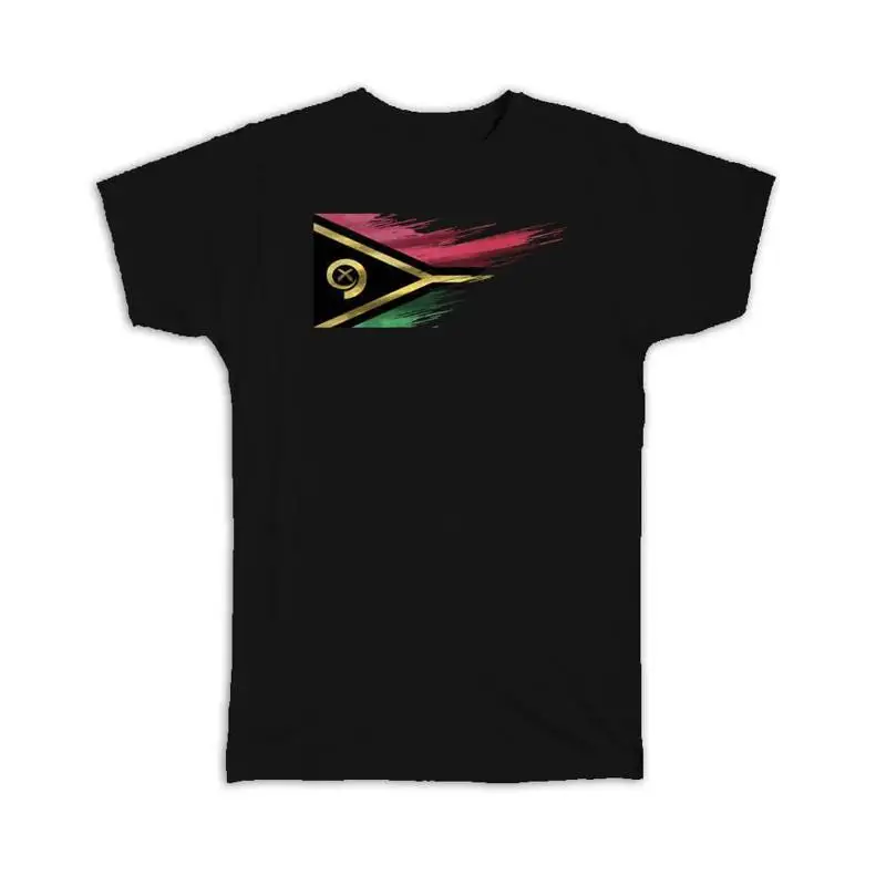

T Shirt Vanuatu Flag Modern Country Expat
