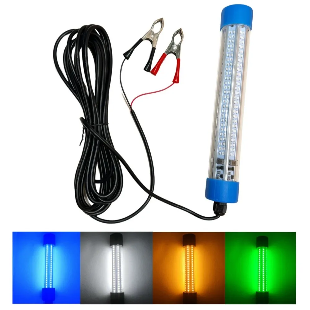 

Nice 50W DC12-24V Fishing Light 324Pcs 2835SMD LED Underwater Submersible Fishing Light IP68 Lures Finder Lamp Attracts Krill Li
