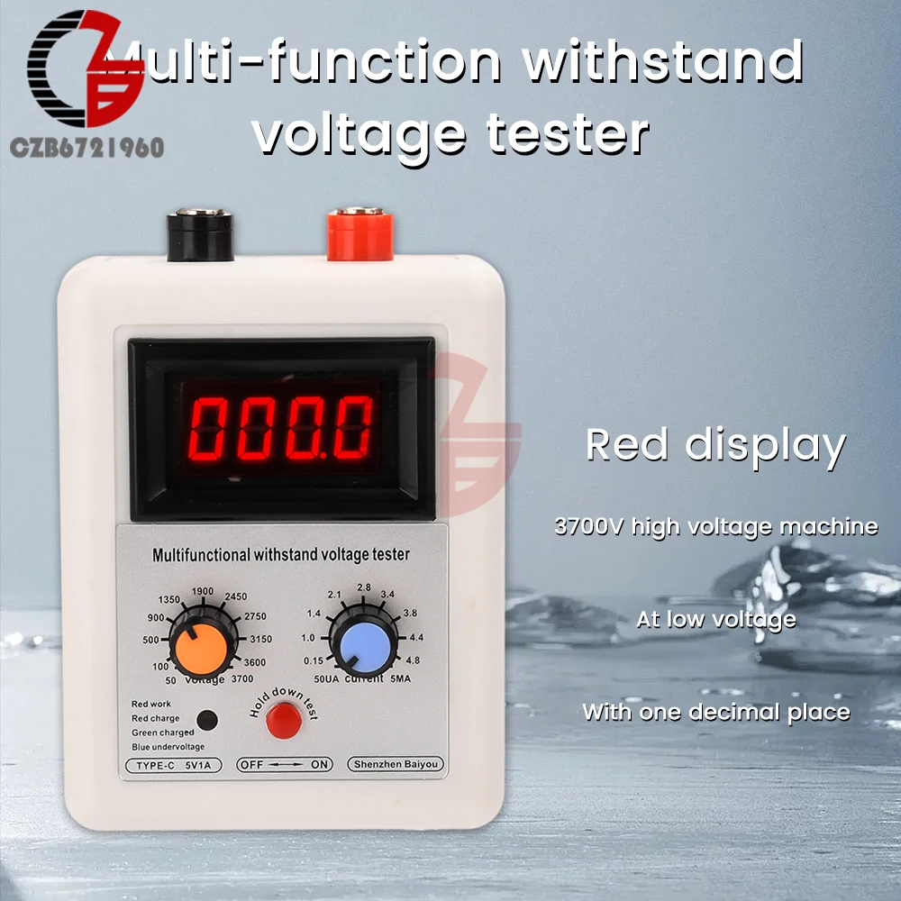 0V-3800V IGBT napięcie tester próbnik elektroniczny dioda MOS trioda MOV miernik napięcia Test LED napięcie napięcia tranzystor wytrzymuje testery