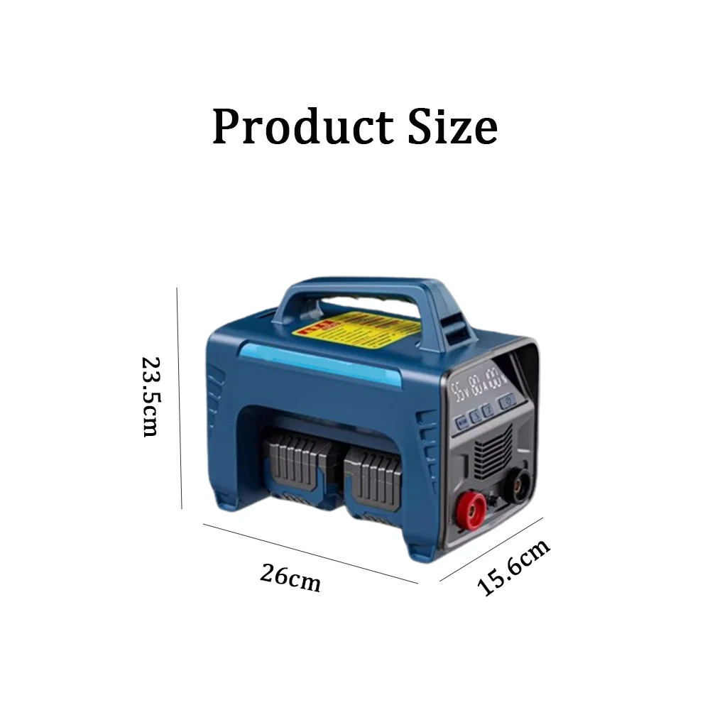 Nuova batteria al litio ricaricabile a due protezioni saldatura senza fili portatile batteria DC piccola saldatrice