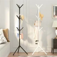 Perchero Vertical para ropa y sombreros de dormitorio, gancho para abrigo de suelo a suelo, soporte con forma de rama de árbol para almacenamiento de bolsos y bufandas