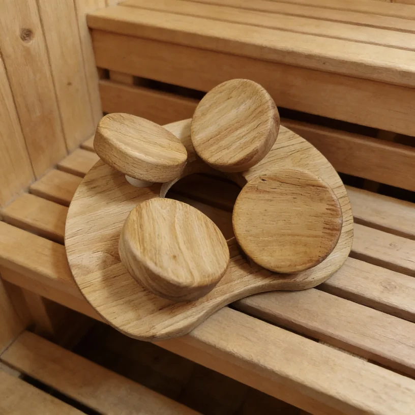 

360° Adjustable Support Sauna Pillow，Sauna Accessory for Stiff Neck, Shoulder Pain, Head Relaxation