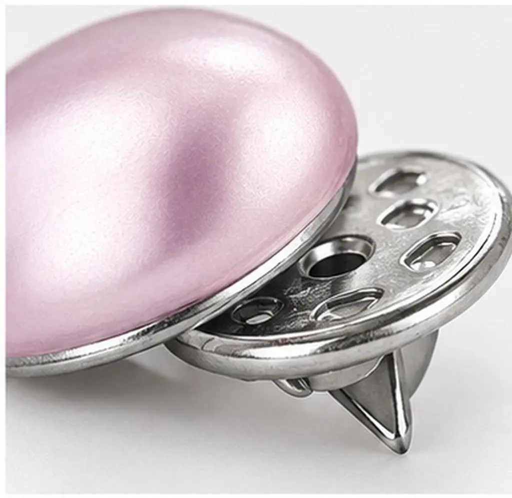 25Pcs Cover Up Buttons Brooch Style Pearl Ball Shape Secure Clasp Anti Exposure Shirt Skirt Cardigan Dress Lapel Pin Women