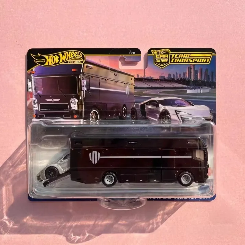 새로운 정품 핫휠 카컬쳐 트랜스포트 플릿 시리즈 자동차 모델 1/64 Flf56 페라리 250 토요타 Ae86 합금 모델 선물 서프라이즈