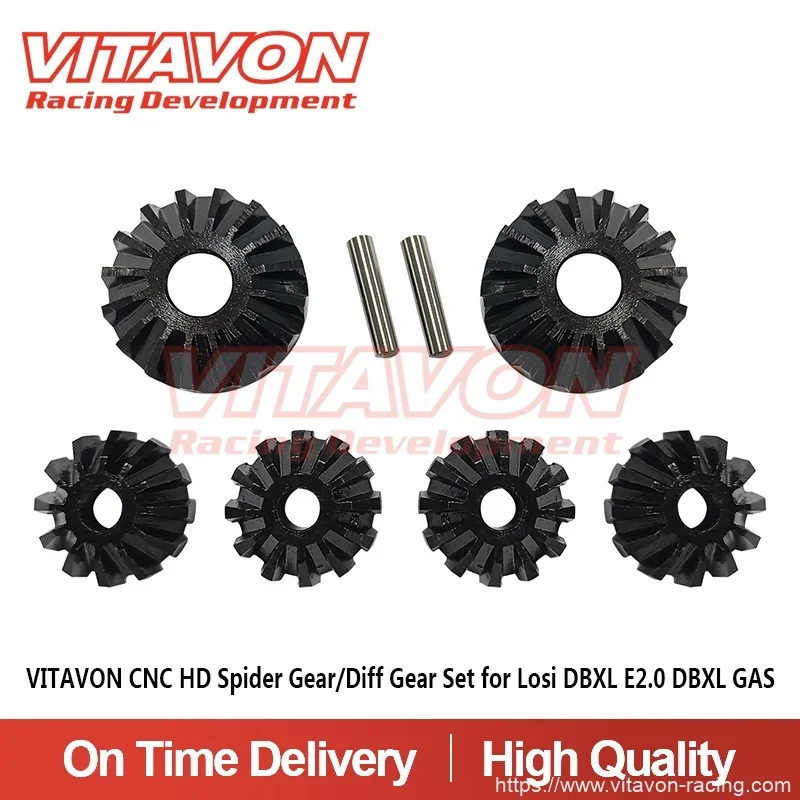 VITAVON CNC HD Spider Gear/Diff Gear Set for Losi DBXL E2.0 DBXL GAS