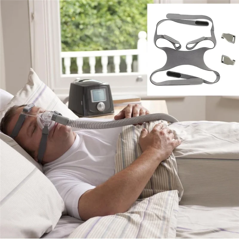 

Сменные ремни ABBO для полнолицевой маски Simplus, головные уборы для носовой маски Eson 2, головные уборы Eson CPAP, 2 шт.