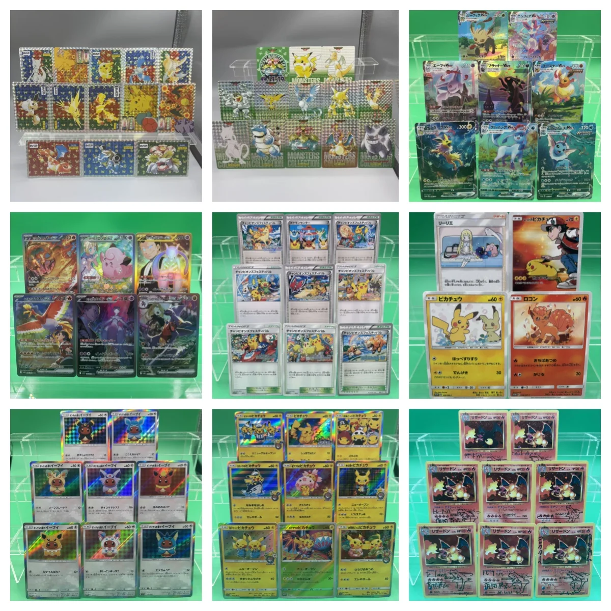

Коллекционные карты PTCG Charizard Van Gogh Pikachu Reshiram Zekrom ex DIY, самодельная одиночная карта, классическая игра, аниме-карта, подарочная игрушка