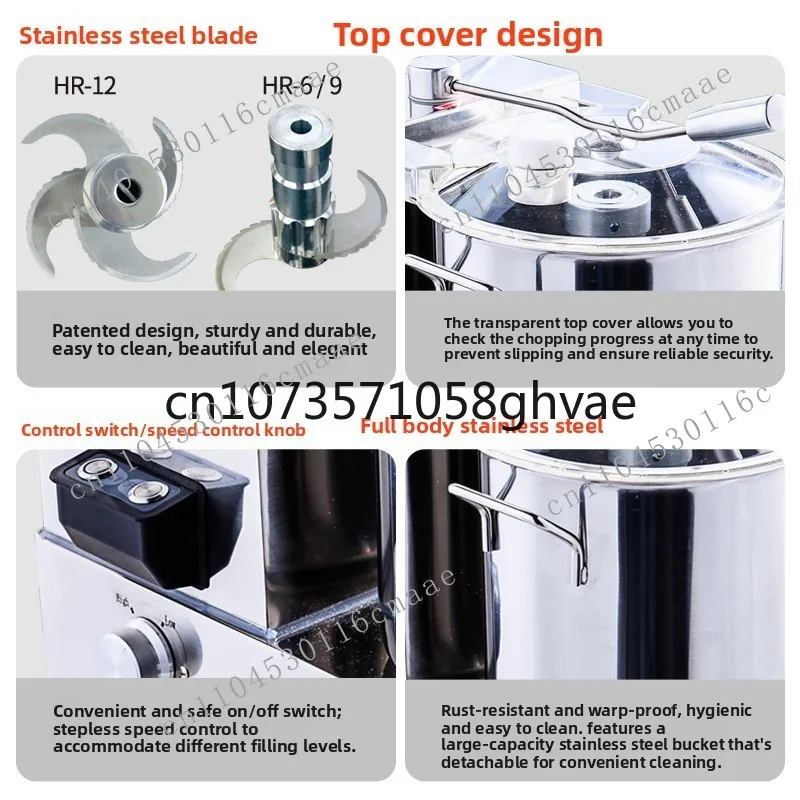 Multifunctional food shredder, meat-stuffed vegetable dumpling blender, ginger grind and garlic mashing tool