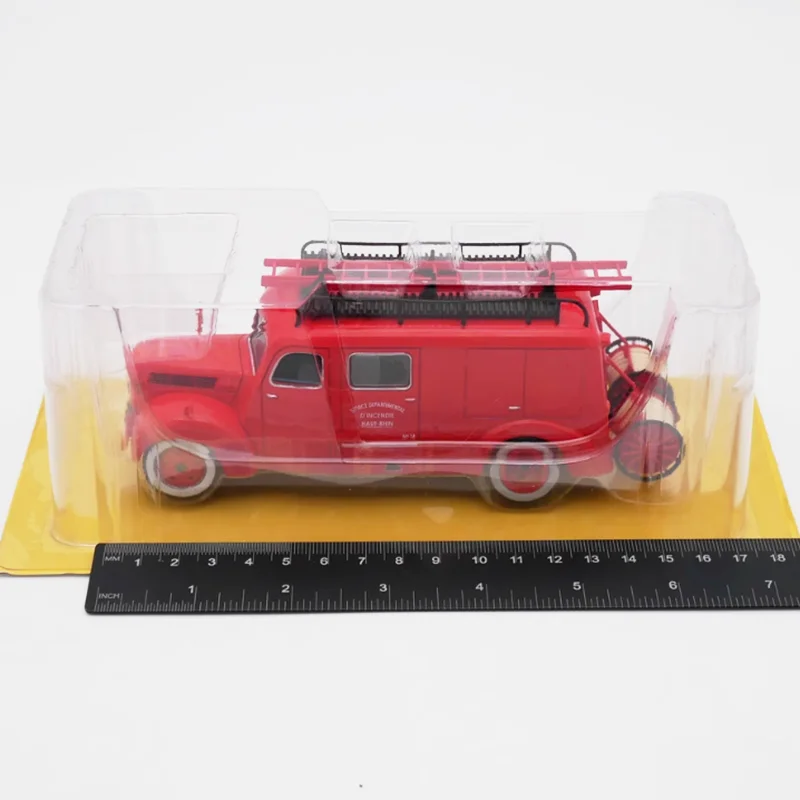 Ixo diecast escala 1:43 barbatana tubincendie liga modelo de motor de incêndio produto acabado simulação brinquedo coleção ornamento estático