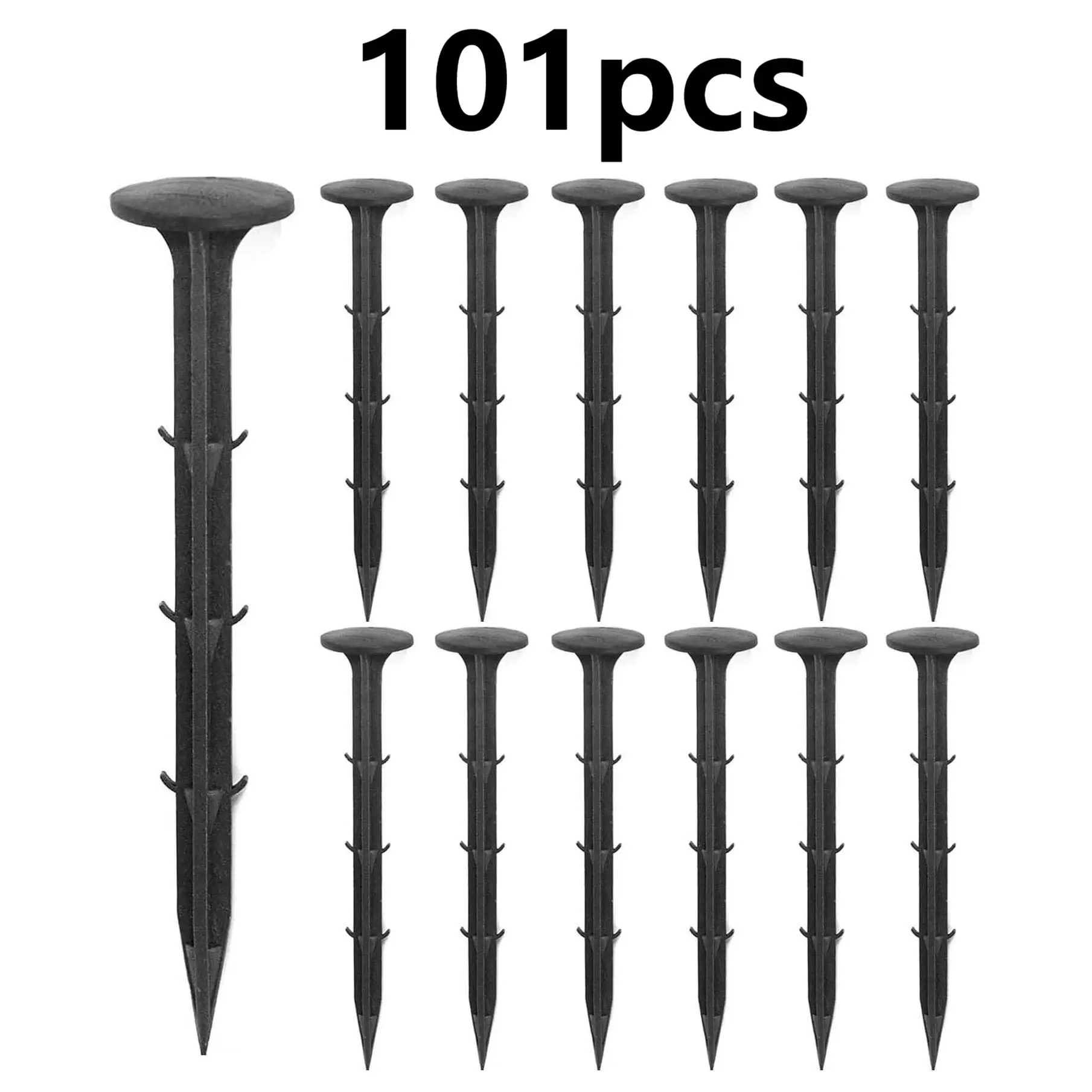 50PCS Garden Irrigation Hose Anchors 11cm Fixed Stakes for Hose Drip Irrigation Garden Watering Dripper Sprinkler Bracket