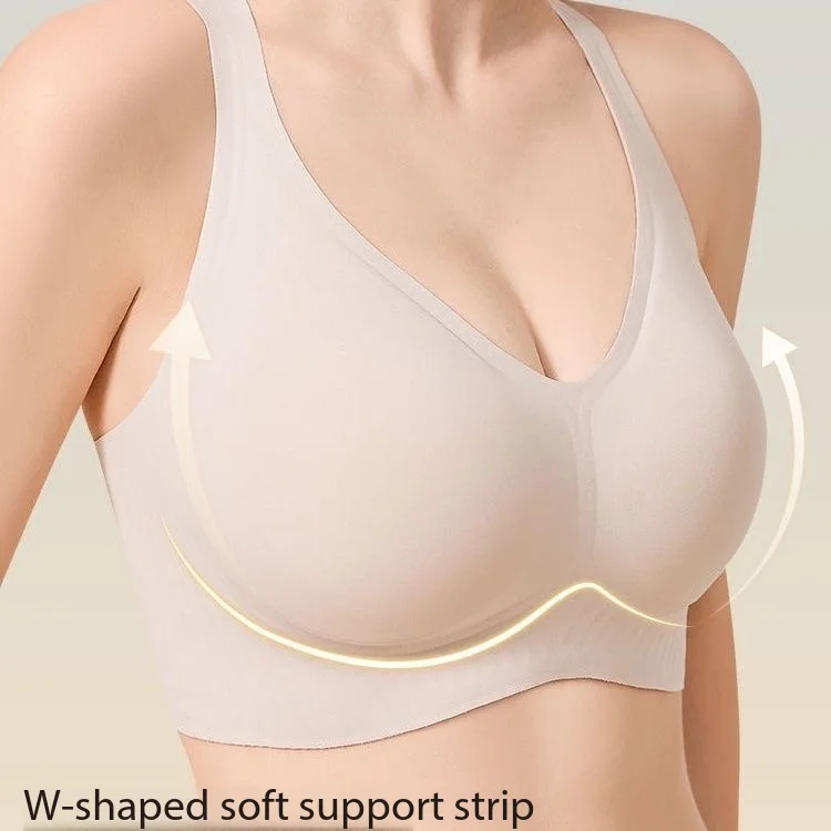 F Cup Women's U Back Gathering Bra - close-up view