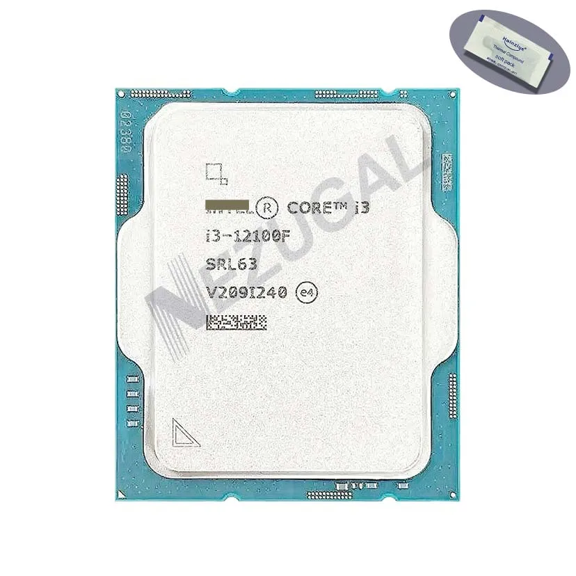 I3-12100F I3 12100F SRL63 3.30 up to 4.30 Ghz Quad Core 12M 58W LGA1700 CPU processor