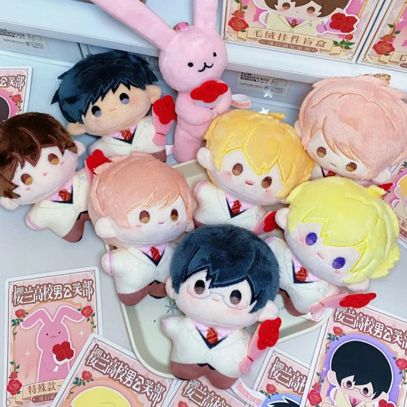 Caja Sorpresa Original del Club de Hosts de Ouran High School, Figuras de Anime de Haruhi Fujioka, Caja Misteriosa de Tamaki Suoh, Llavero, Regalo, Juguete