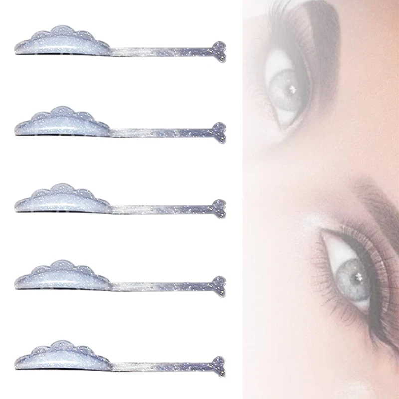 5Pair Silicone Eyelash Perm Pads 5 Sizes Sticky Lashes Rods Shield Lifting 3D Eyelash Curler Applicator Tools