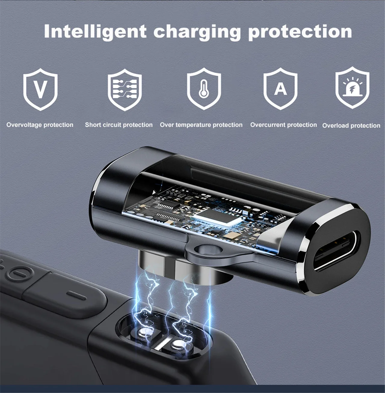 USB C/for iOS to Magnetic Adapter Connector 90 Degree Bone Conduction Headphone Charger Converte for Shokz AS800/S803/S810/AS700 image 2