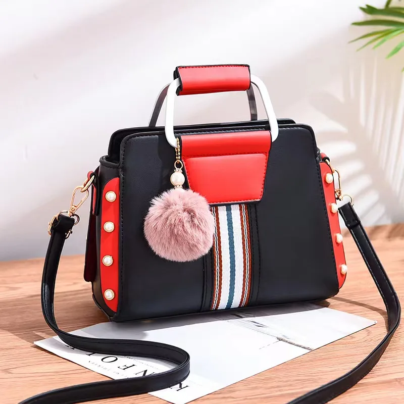 

Baobao Women's 2023 New Fashion European and American Baobao Contrast Color Large Capacity Shoulder Bag Trend Crossbody Bag