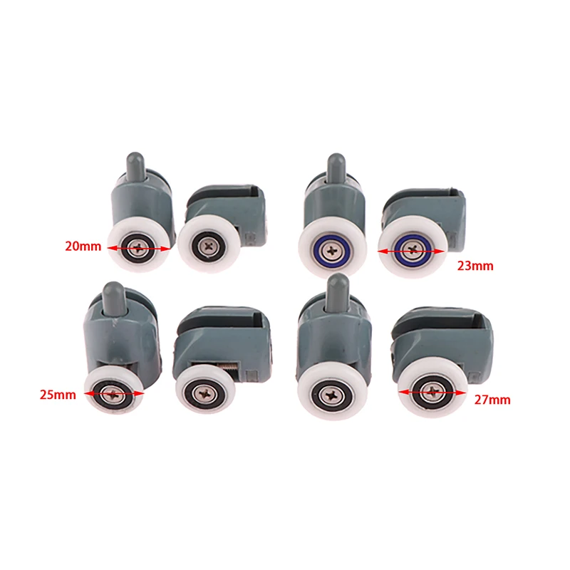 Polia de cabines, Rolo de quarto, Corredores, Rodas, Polias, Diâmetro 20mm, 23mm, 25mm, 27mm