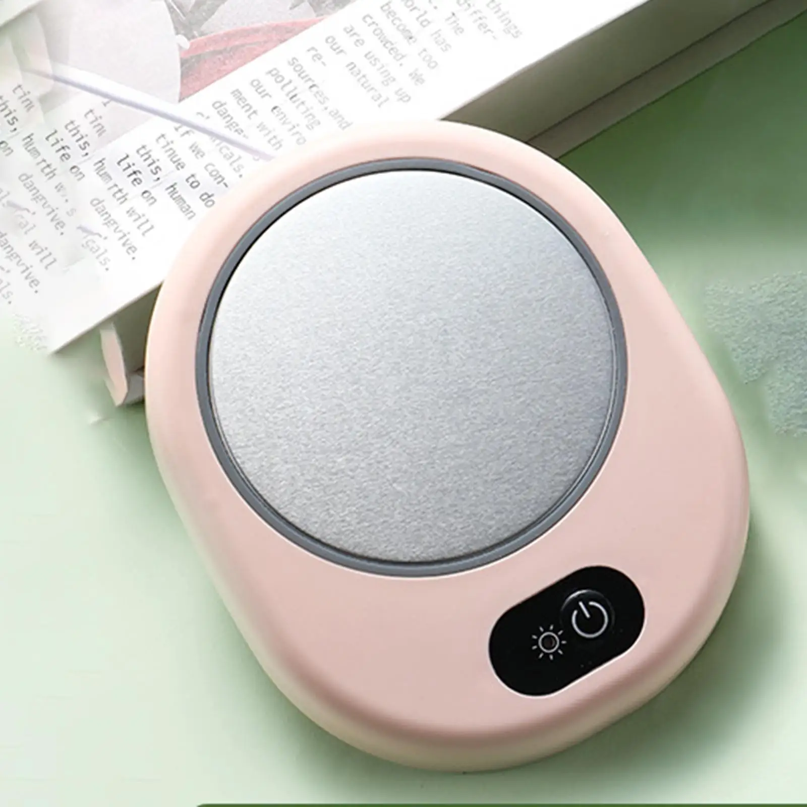 Cangkir pemanas kopi, penghangat cangkir pemanas suhu konstan Anti Slip bantalan penghangat teh untuk dapur rumah asrama kantor