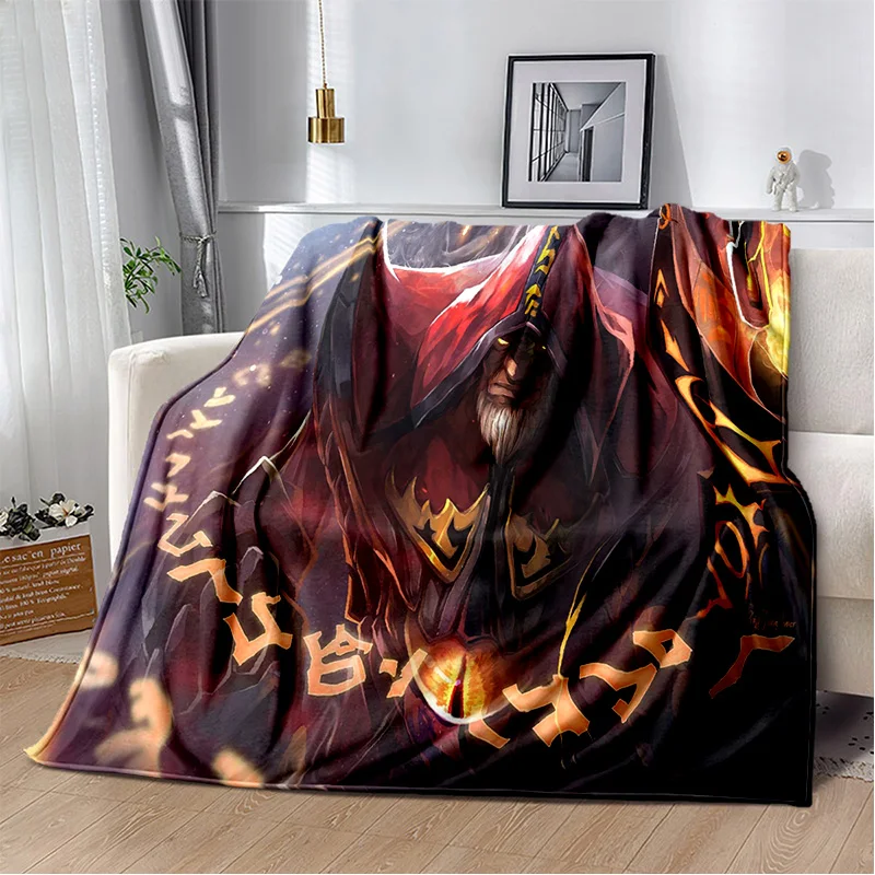 3D Classics Game Dota2  Gamer Blanket,Soft Throw Blanket for Home Bedroom Bed Sofa Picnic Travel Office Rest Cover Blanket Kids