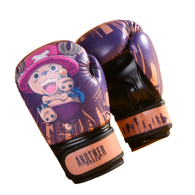 Kids Multi Color Printed Boxing Gloves Fight Kickboxing Training Equipment Boys Girls PU Muay Thai Taekwondo Boxing Gloves