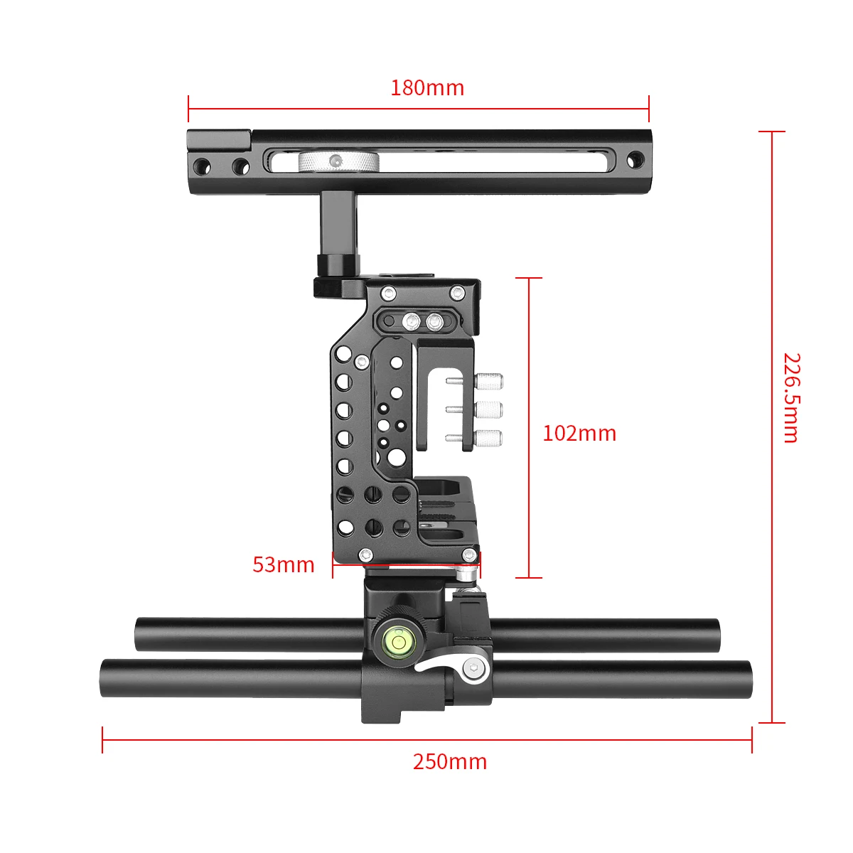 Jelangu klatka operatorska do Sony A7K A7II A7III A7SII A7SII A7RIII A7RII A7X zestaw klatek z zimnym uchwytem płyta szybkiego uwalniania podstawa
