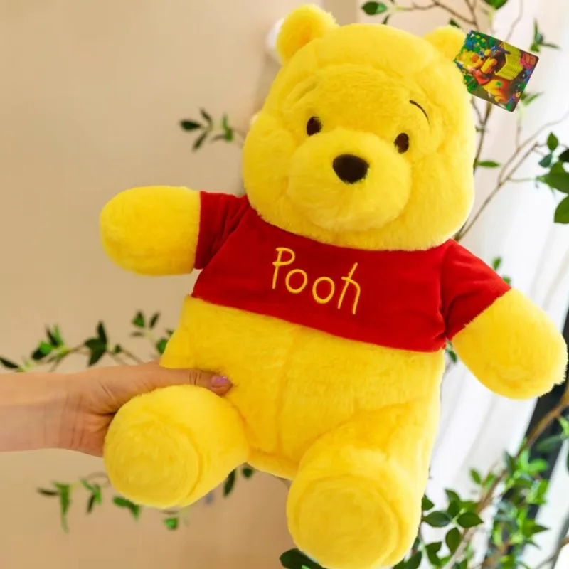 30/ 50cm Kawaii Disney Sitting Position Winnie The Pooh Plush Toy Cute Stuffed Animals Pooh Bear Doll Pillow Girl Birthday Gift