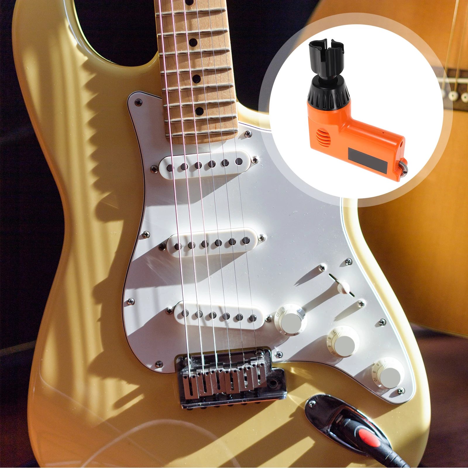 

Efficient Durable Electric Guitar String Winder Cutter Replacement Tool Accurate Tuning Beginner Friendly Compatible Acoustic