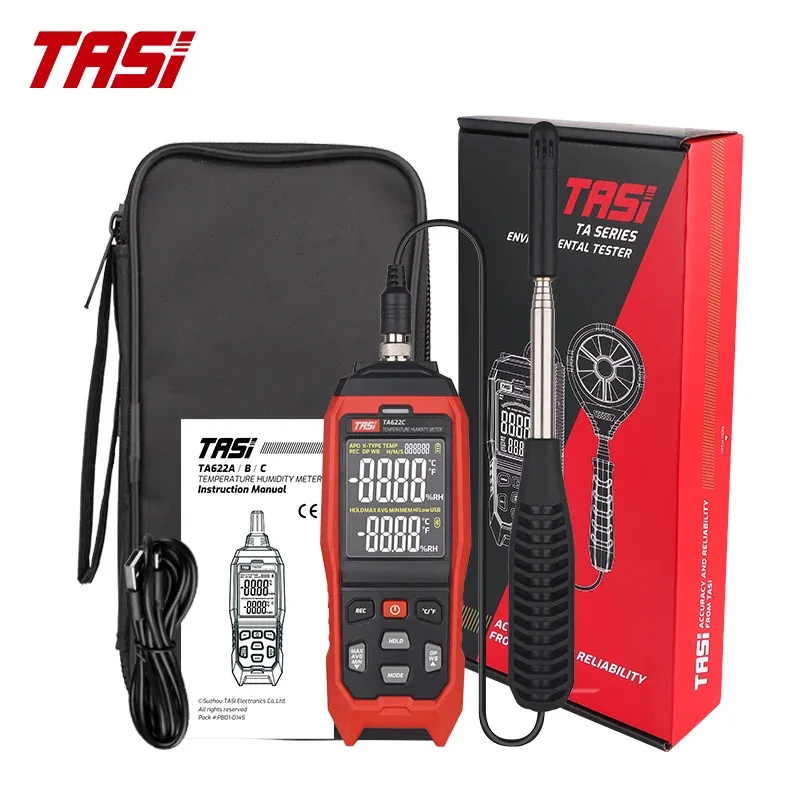 

For Sea Shipping, CustomizedOEM ODM TASI TA622C Portable Hygrometer Thermometer Digital Temperature & Humidity Meter ABS Plastic