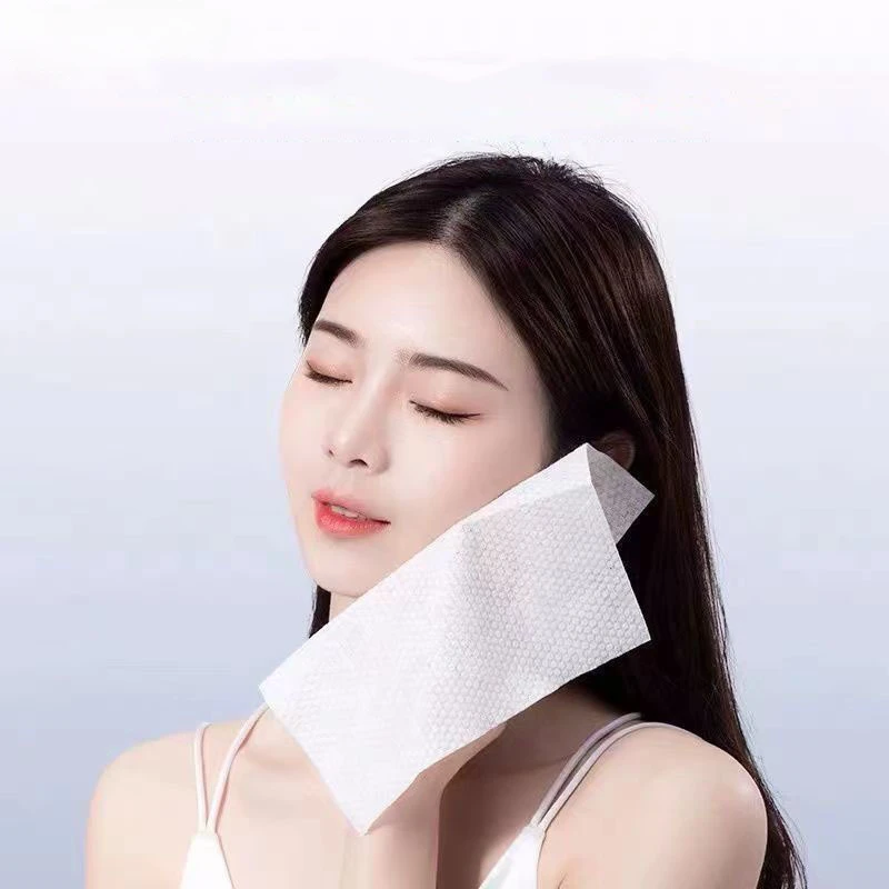 Disposable Face Towels Thick Water Absorbent Soft One Roll Cleaning Towel Makeup Remover Washcloth Travel Bathroom Полотенце