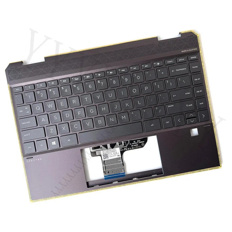 Y+ Brand New Palmrest Backlit Keyboard for HP Spectre X360 13-AP Series L37681-001