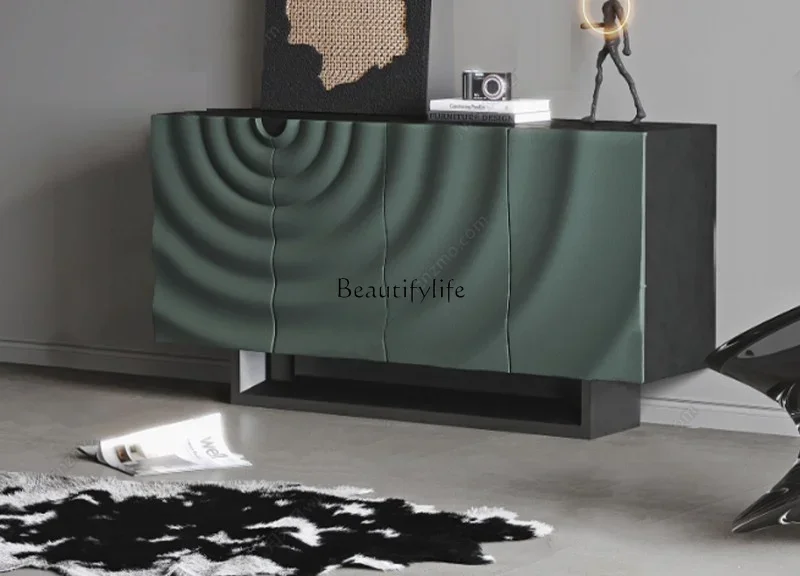 

Italian-Style Light Luxury Sideboard Cabinet Simple Modern Nordic Storage Entrance Cabinet