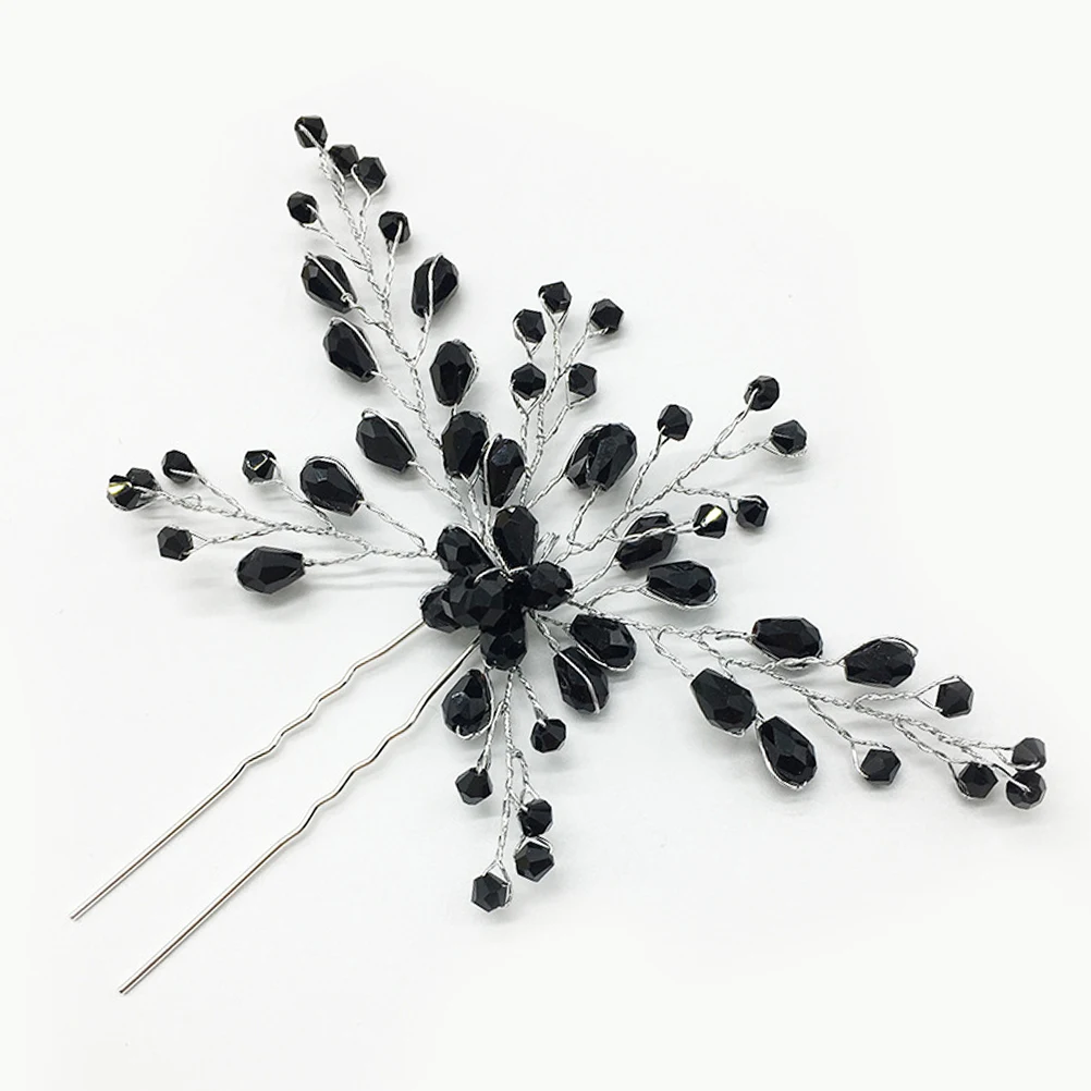 

U Shaped Fashionable Clips for Women Bridal Accessories Crystal Hairpins Bridal Hairpins Crystal Hair Pins Gifts