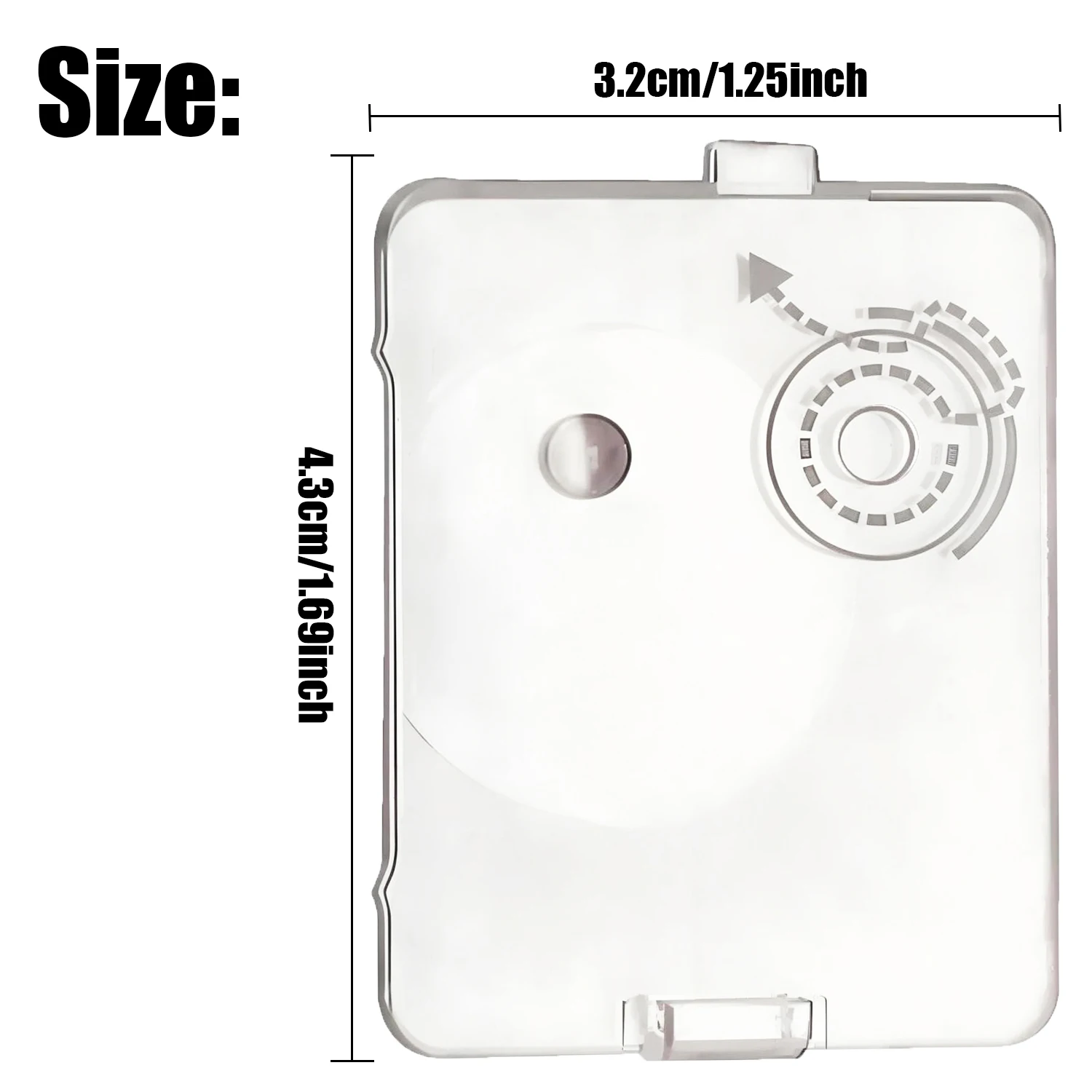 2Pcs Bobbin Hook Cover Plate #4164283-01 For Singer Talent 3321,3323,4411,4423 Scholastic 5532 Heavy Duty Sewing Machines Parts