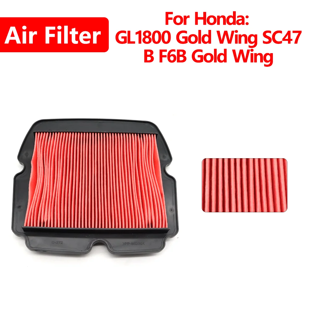 

For Honda GL1800 Gold Wing SC47 B F6B F6C Gold Wing Motorcycle Accessories Parts Air Filter Intake Cleaner System Parts Elements